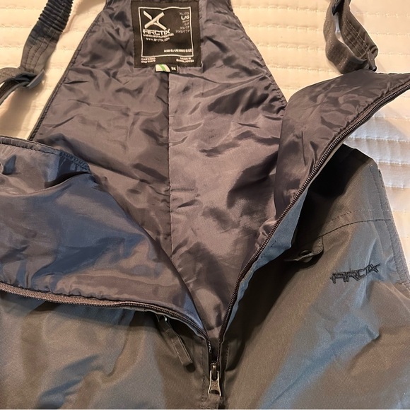 Arctix Kids Gray Insulated Bib Overalls Ski Snow Pants Youth Size L 5K winter - Picture 14 of 15